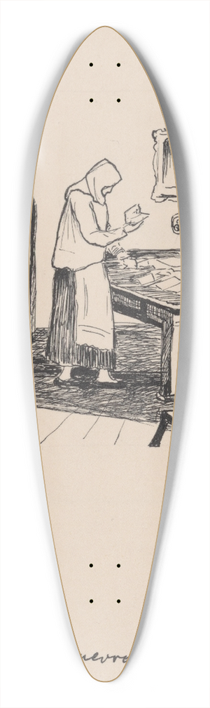 Zolo Palugyay - He Just Left, Didnt Return 39.3 inch art pintail longboard deck