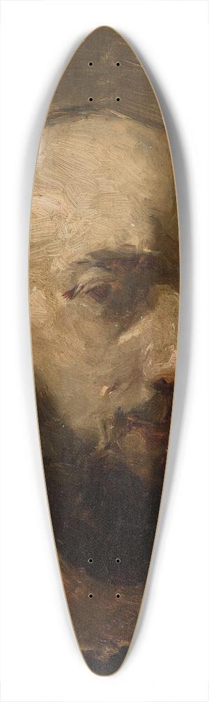 Zygmunt Sidorowicz - Self-portrait 39.3 inch art pintail longboard deck