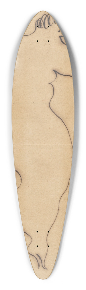 Zygmunt Waliszewski - Dianas bath 39.3 inch art pintail longboard deck