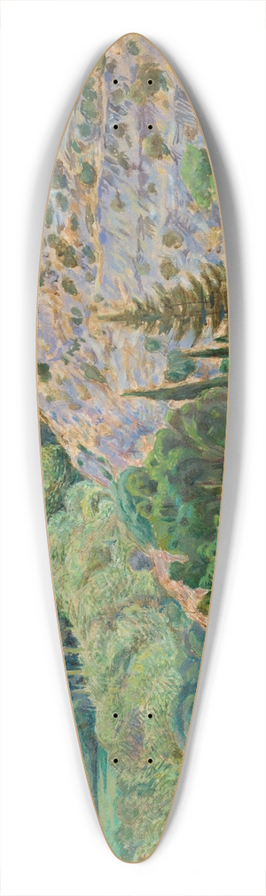 Zygmunt Waliszewski - Landscape from Angles 39.3 inch art pintail longboard deck
