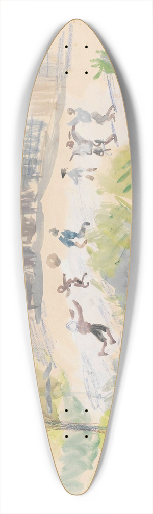 Zygmunt Waliszewski - School backyard 39.3 inch art pintail longboard deck