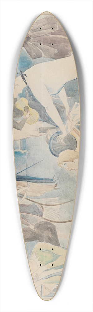 Zygmunt Waliszewski - Seamstresses 39.3 inch art pintail longboard deck