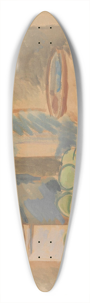 Zygmunt Waliszewski - Still life 39.3 inch art pintail longboard deck