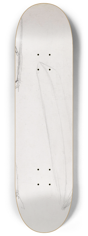 Hans Gude - Btstudier 8.25 inch art skate deck