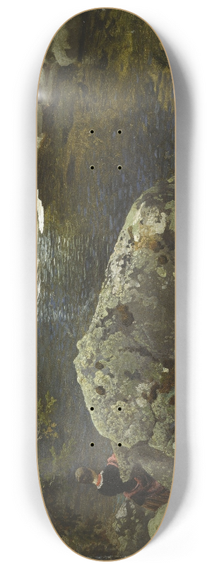 Hans Gude - By the Mill Pond 8.25 inch art skate deck