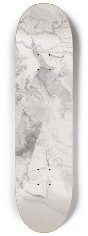 Hans Gude - Conway Falls 8.25 inch art skate deck