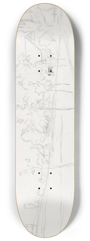 Hans Gude - Fra Bad Sachsa 8.25 inch art skate deck