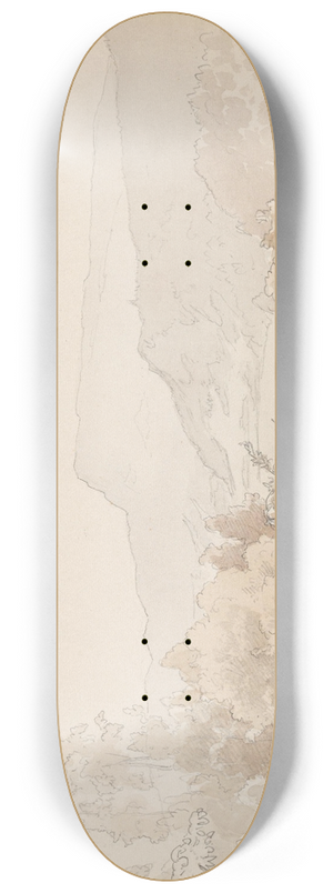 Hans Gude - Fra Gyssestad 8.25 inch art skate deck