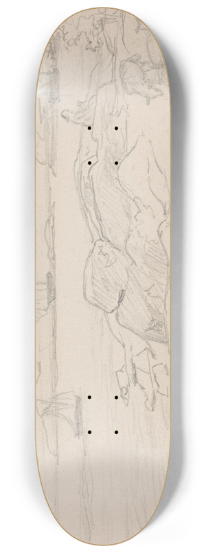 Hans Gude - Fra Vrengen 8.25 inch art skate deck