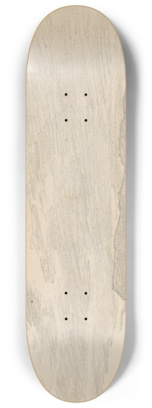 Hans Gude - Kolss sett fra Storykilen 8.25 inch art skate deck