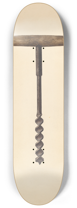 Alfonso Moreno - Auger 8.25 inch art skate deck