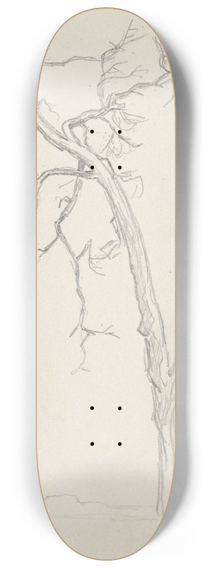 Hans Gude - Trestudie, Vally 8.25 inch art skate deck