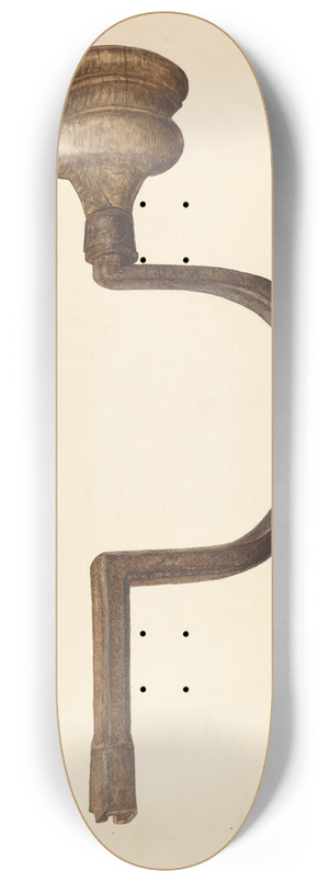 Alfonso Moreno - Bit Brace 8.25 inch art skate deck