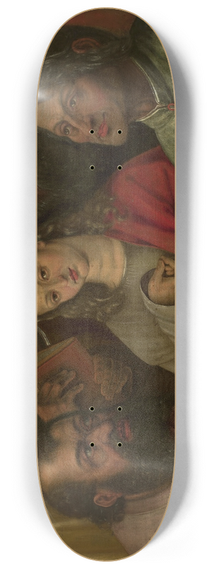 Hans Hoffmann - Christ among the Doctors 8.25 inch art skate deck