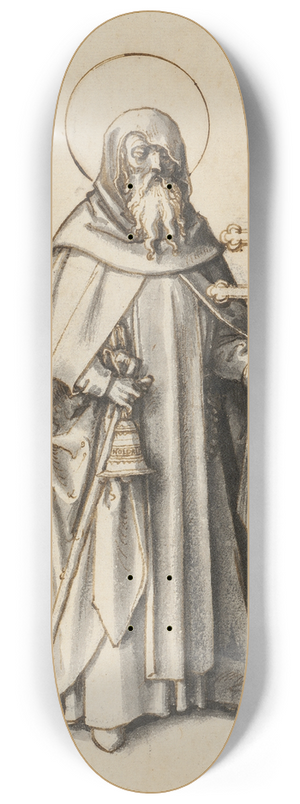Hans Holbein The Elder - St. Anthony 8.25 inch art skate deck