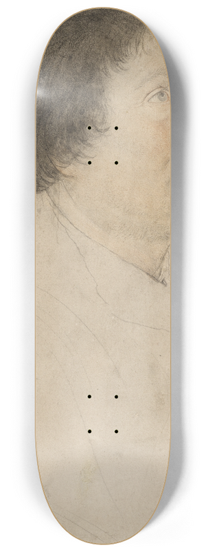Hans Holbein The Younger - Bildnis des Jacob Meyer zum Hasen 8.25 inch art skate deck
