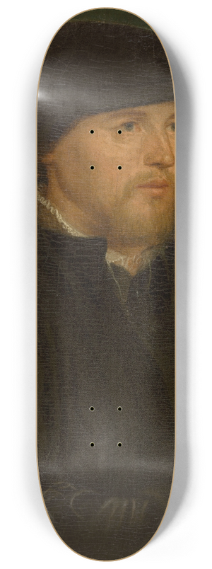 Hans Holbein The Younger - Portrait of a Man 8.25 inch art skate deck Hans Holbein The Younger - Portrait of a Man 8.25 inch art skate deck