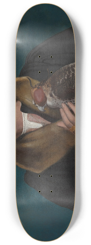 Hans Holbein The Younger - Portrait of Robert Cheseman 8.25 inch art skate deck Hans Holbein The Younger - Portrait of Robert Cheseman 8.25 inch art skate deck
