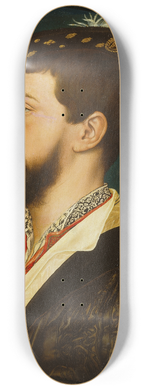 Hans Holbein The Younger - Portrait of Simon George of Cornwall 8.25 inch art skate deck
