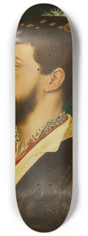 Hans Holbein The Younger - Portrait of Simon George of Cornwall 8.25 inch art skate deck