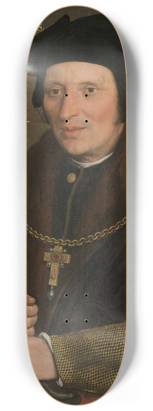 Hans Holbein The Younger - Sir Brian Tuke 8.25 inch art skate deck