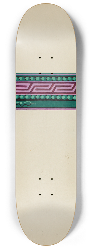 Alfonso Umana - Wall Paper Border 8.25 inch art skate deck