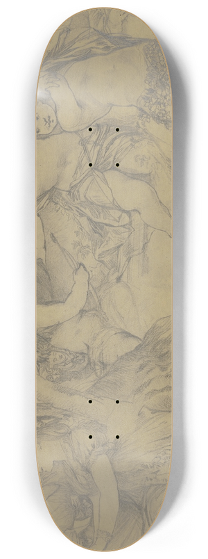 Hans Makart - Cupids and Cupid 8.25 inch art skate deck