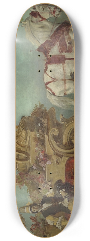Hans Makart - Entwurf zum Festzug 1879  Die Bekleidungsindustrie 8.25 inch art skate deck