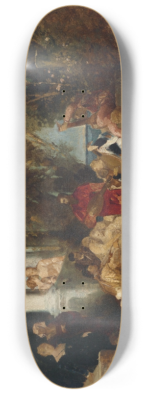 Hans Makart - Musikalische Unterhaltung 8.25 inch art skate deck