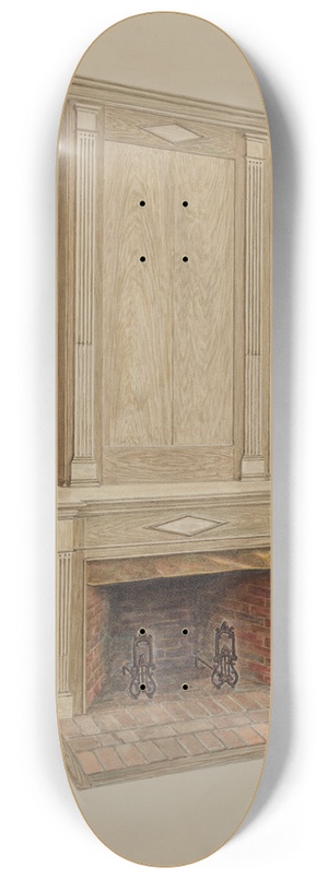 Hans Mangelsdorf - Carved Casing 8.25 inch art skate deck