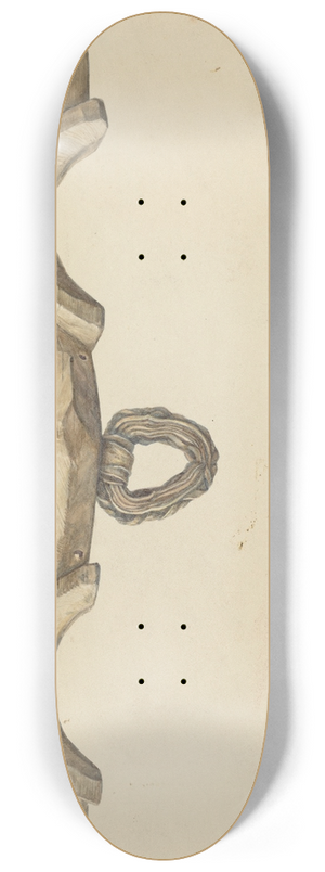 Hans Mangelsdorf - Oxen Yoke 8.25 inch art skate deck