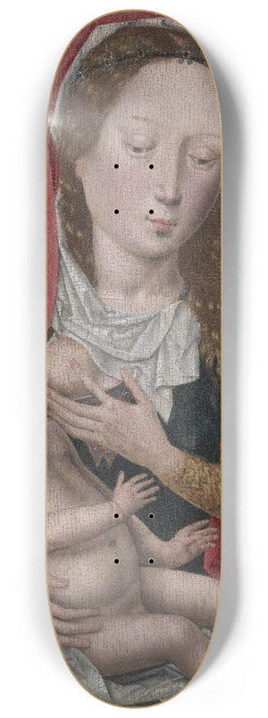Hans Memling - Virgin and Child 8.25 inch art skate deck