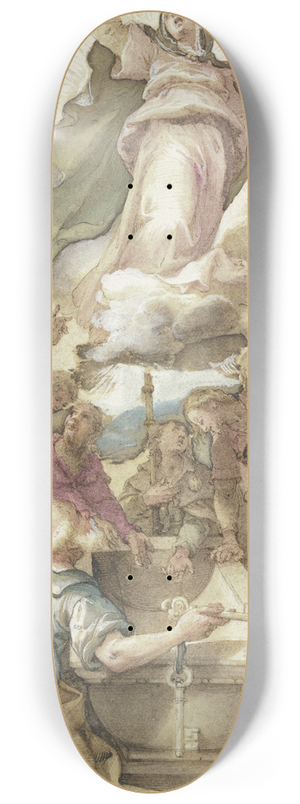 Hans Rottenhammer - Assumption of Mary 8.25 inch art skate deck