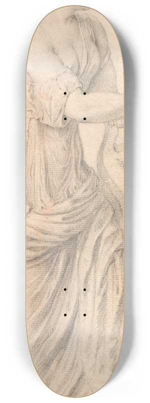 Hans Rottenhammer - Lyrespillerske 8.25 inch art skate deck