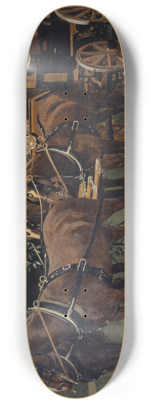 Hans Sandreuter - A Four-in-Hand 8.25 inch art skate deck Hans Sandreuter - A Four-in-Hand 8.25 inch art skate deck