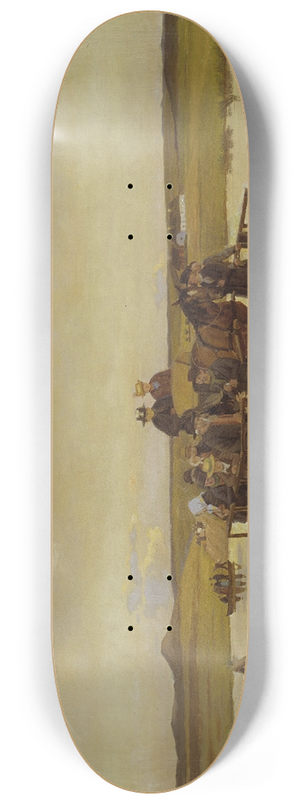 Hans Smidth - En frge over Gudenen 8.25 inch art skate deck