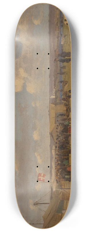 Hans Smidth - Fur marked 8.25 inch art skate deck Hans Smidth - Fur marked 8.25 inch art skate deck