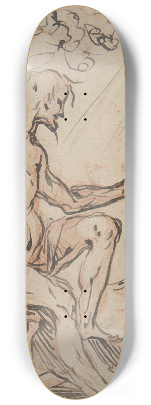 Hans Stutte - Saint John the Baptist in a Landscape 8.25 inch art skate deck Hans Stutte - Saint John the Baptist in a Landscape 8.25 inch art skate deck