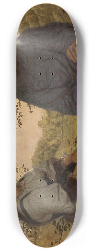 Hans Thoma - Christus und die Samariterin 8.25 inch art skate deck