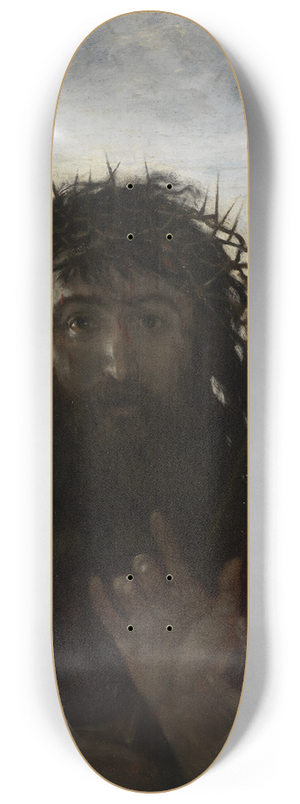 Hans Thoma - Die Verspottung Jesu 8.25 inch art skate deck