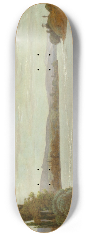 Hans Thoma - Morgen am Oberrhein bei Sckingen 8.25 inch art skate deck Hans Thoma - Morgen am Oberrhein bei Sckingen 8.25 inch art skate deck
