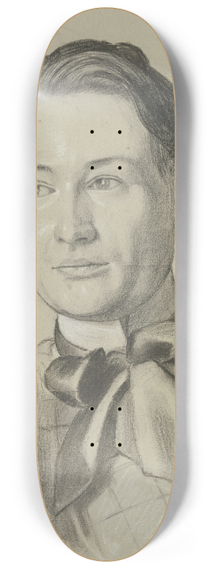 Hans Thoma - Portrait of Sofie Kchler 8.25 inch art skate deck Hans Thoma - Portrait of Sofie Kchler 8.25 inch art skate deck
