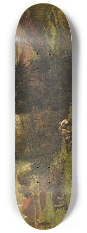 Hans Thoma - Schwarzwaldlandschaft mit spielenden Kindern 8.25 inch art skate deck Hans Thoma - Schwarzwaldlandschaft mit spielenden Kindern 8.25 inch art skate deck