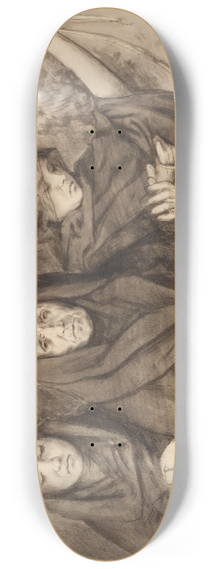 Hans Thoma - Three Norns 8.25 inch art skate deck