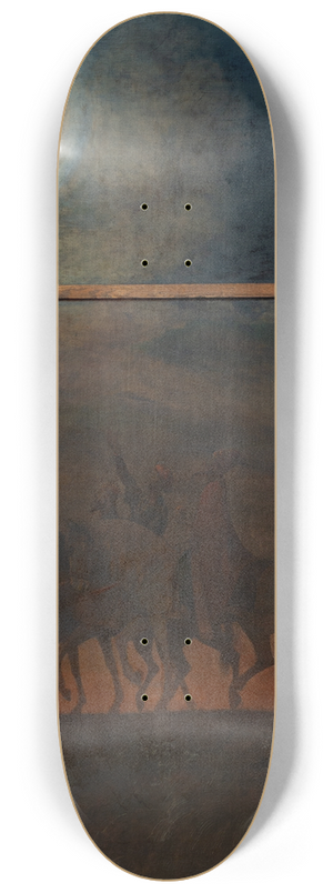 Hans Thoma - Weihnachtstriptychon; Zug der Heiligen 3 Knige 8.25 inch art skate deck