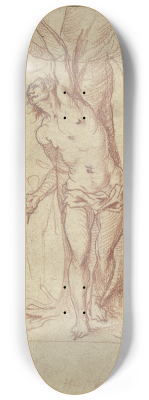 Hans Ulrich Franck - Marter des Heiligen Sebastian 8.25 inch art skate deck