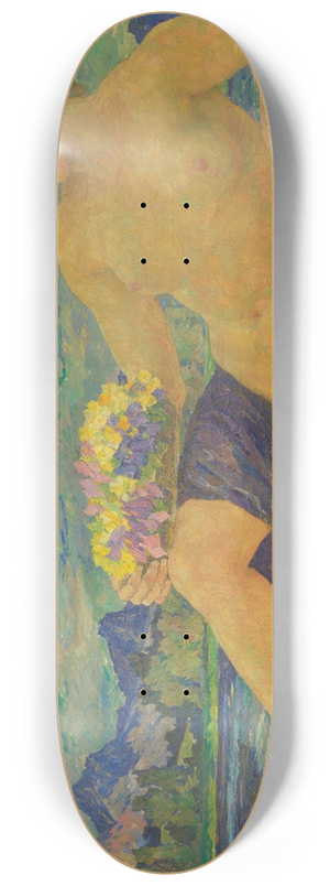 Hans Unger - Liegender weiblicher Akt 8.25 inch art skate deck