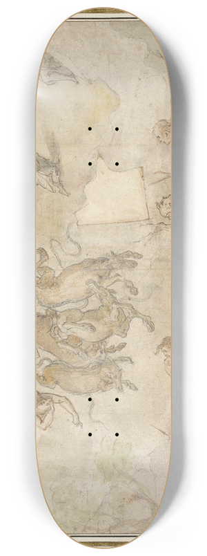 Hans von Aachen - Der Sturz des Phaeton 8.25 inch art skate deck