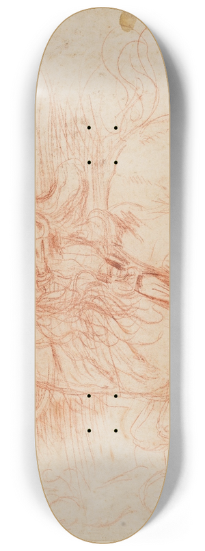 Hans Von Mares - Gewappneter Reiter, nach links galoppierend 8.25 inch art skate deck