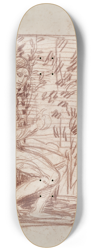 Hans Von Mares - In Praise of Modesty 8.25 inch art skate deck